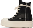 Rick Owens Black Porterville Mega Bumper Sneaks Sneakers