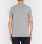 Hartford - Printed Cotton-Jersey T-Shirt - Men - Gray