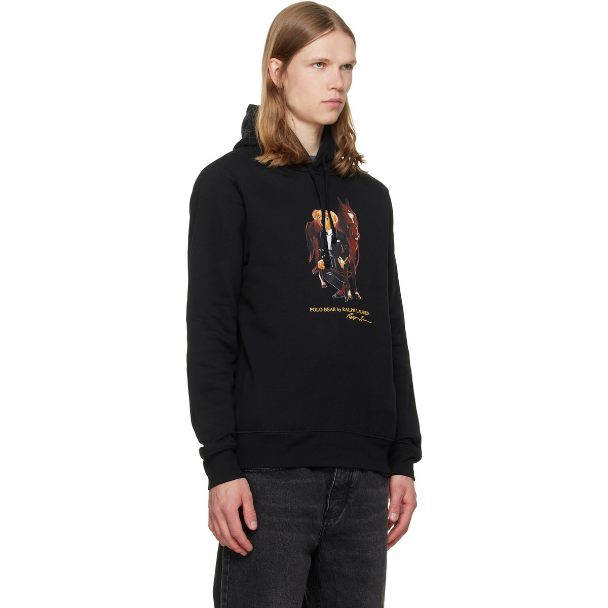 Polo Ralph Lauren Black Polo Bear & Horse Hoodie