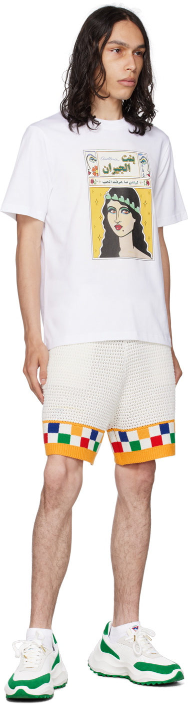 【CASABLANCA】 世界の美女 Tシャツ Beauty Of The World T-Shirt | Casablanca Paris