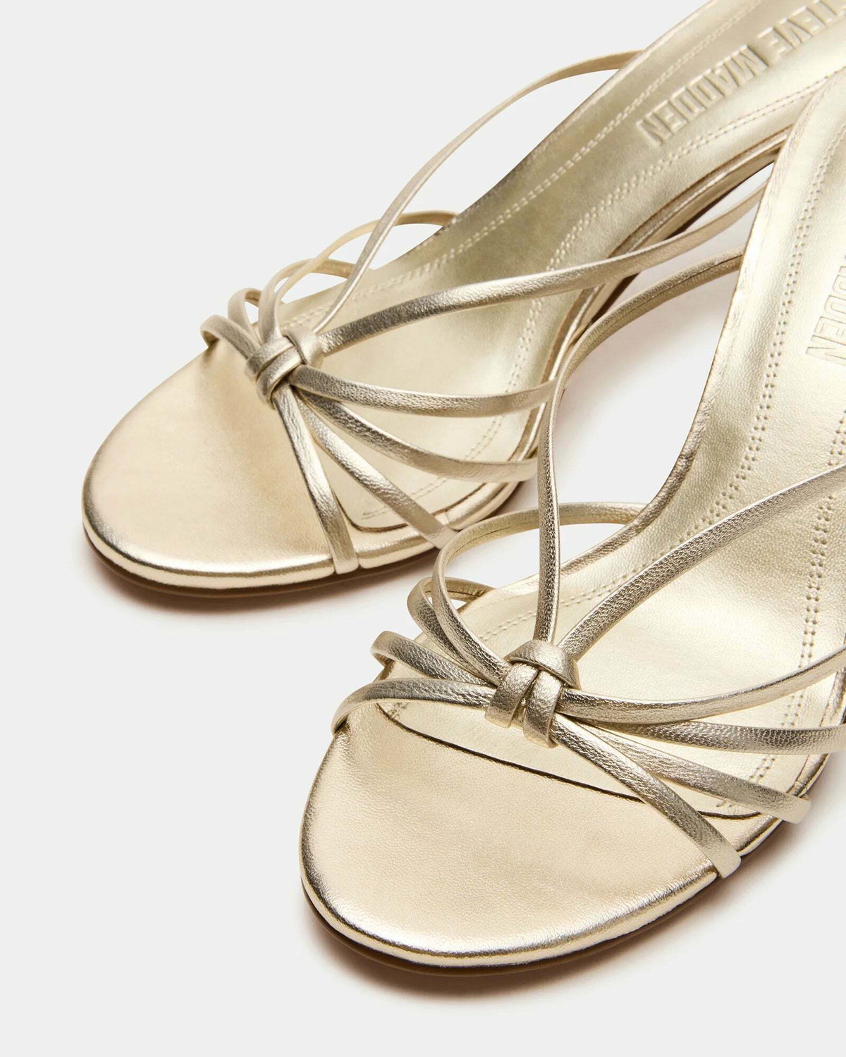 Steve Madden Edna Heels in Gold