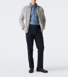 Kiton Cotton and cashmere chinos
