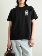 Casablanca - LA Night Oversized Logo-Print Organic Cotton-Jersey T-Shirt - Black