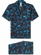 Paul Smith - Printed Cotton-Poplin Pyjama Set - Blue