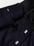 Kingsman - Tapered Wool-Flannel Suit Trousers - Blue