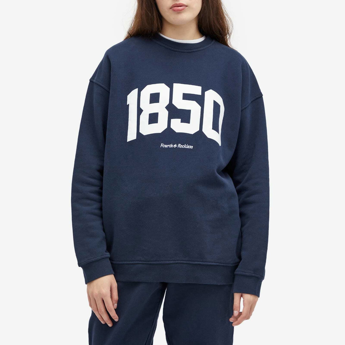 4th & Reckless Women's Harley Sweatshirt in Navy