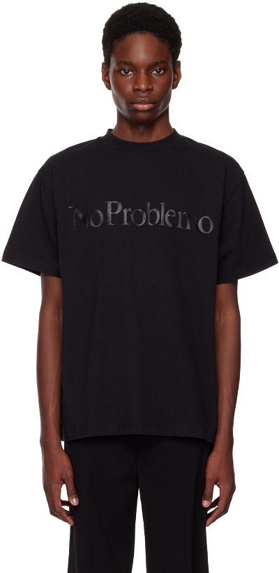 Photo: Aries Black 'No Problemo' T-Shirt
