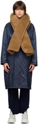Max Mara Tan Teddy Scarf