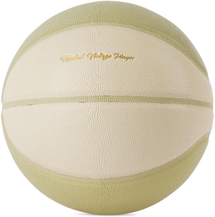 Photo: Modest Vintage Player SSENSE Exclusive Green Leather Basketball