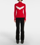 Fusalp Andromede ribbed-knit half-zip sweater