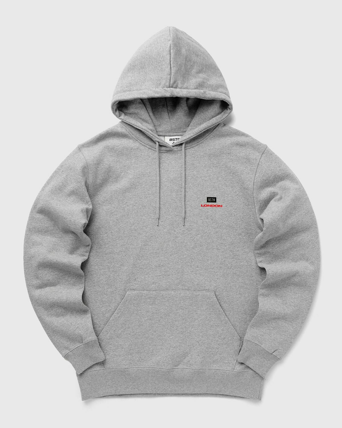 Bstn Brand Box Logo London Hoody Grey Hoodies