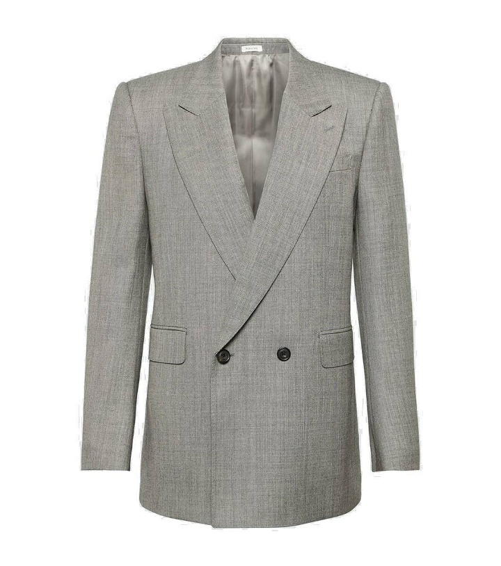Photo: Alexander McQueen Double-breasted wool suit jacket