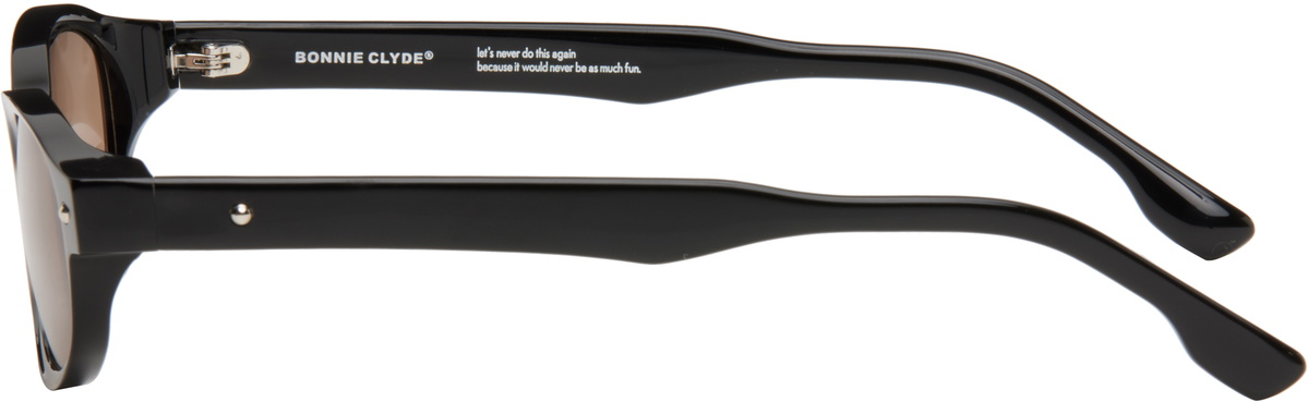 BONNIE CLYDE Black Roller Coaster Sunglasses