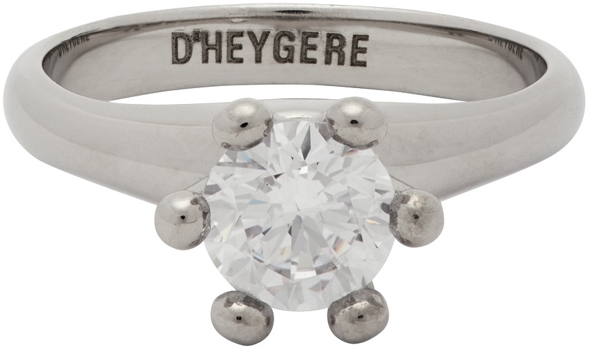 Photo: D'heygere Silver Solitare Pinky Ring