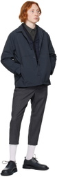 SOPHNET. Navy Paneled Cardigan