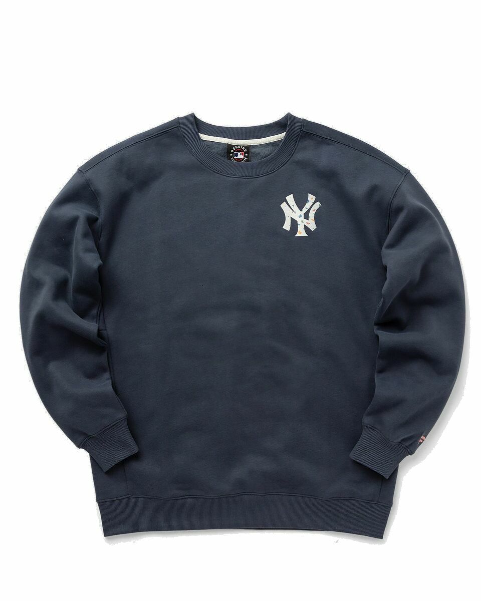 Photo: Fanatics Mlb New York Yankees Terrazzo Fleece Crew Sweatshirt Blue - Mens - Sweatshirts/Team Sweats