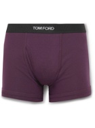TOM FORD - Stretch-Cotton Boxer Briefs - Purple