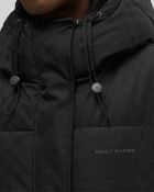 Daily Paper MONOGRAM PUFFER COAT Black Womens Coats/Down & Puffer Jacket