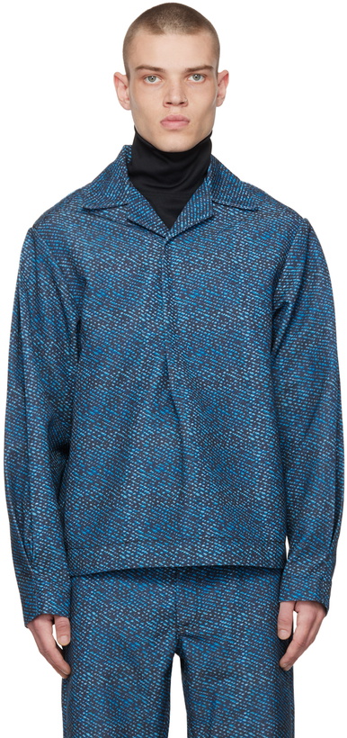 Photo: Bianca Saunders Black & Blue Cena Shirt