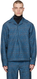 Bianca Saunders Black & Blue Cena Shirt