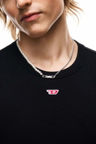 Diesel Sterling silver and pearl chain necklace - Necklaces - Unisex - Silver
