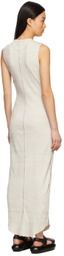 Raquel Allegra Off-White Tank Column Dress