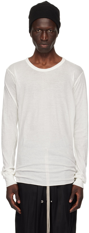 Photo: Rick Owens Off-White Porterville Basic Long Sleeve T-Shirt