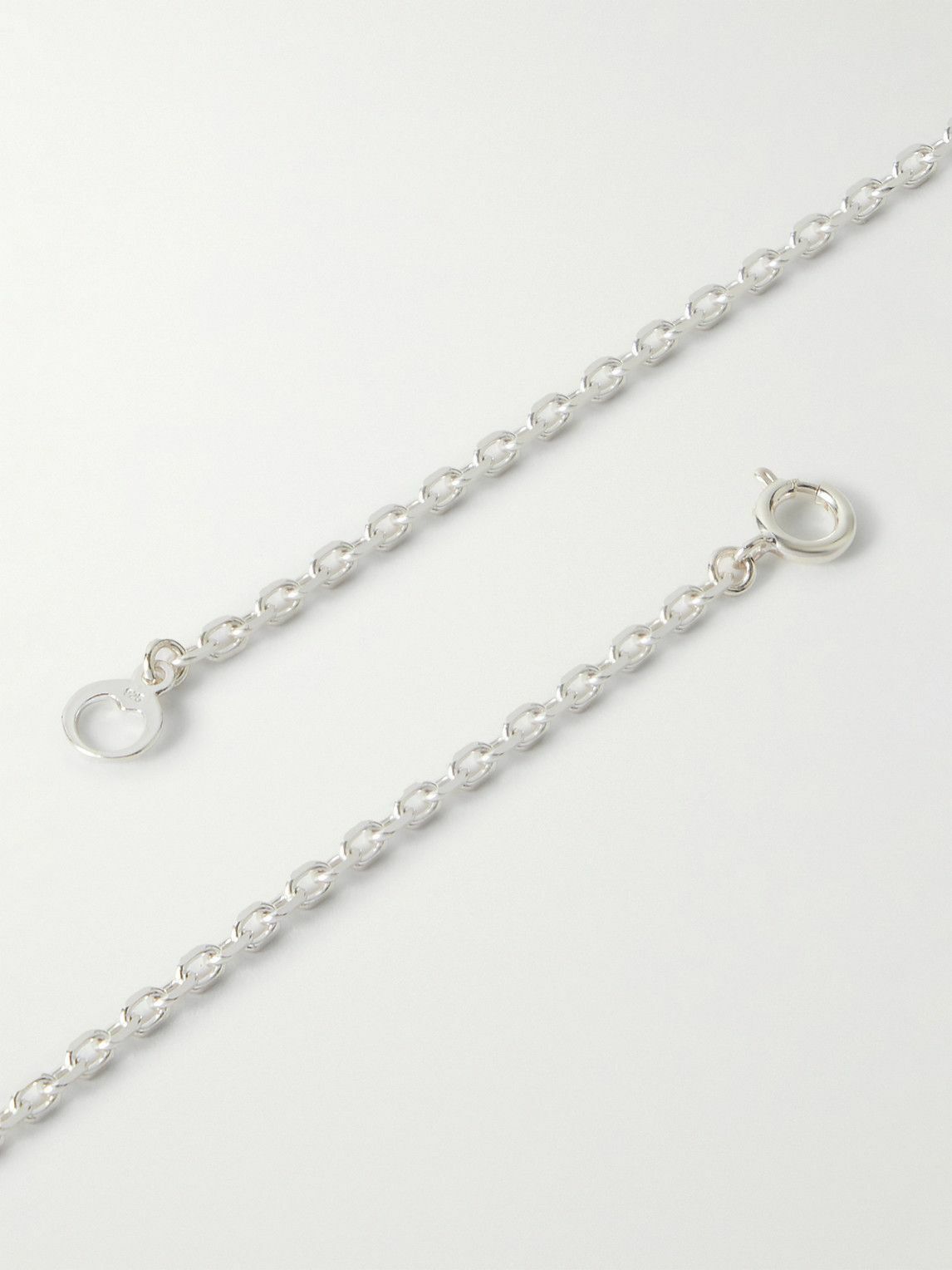 Mikia - Polaris Sterling Silver Diamond Pendant Necklace