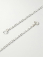 Mikia - Polaris Sterling Silver Diamond Pendant Necklace