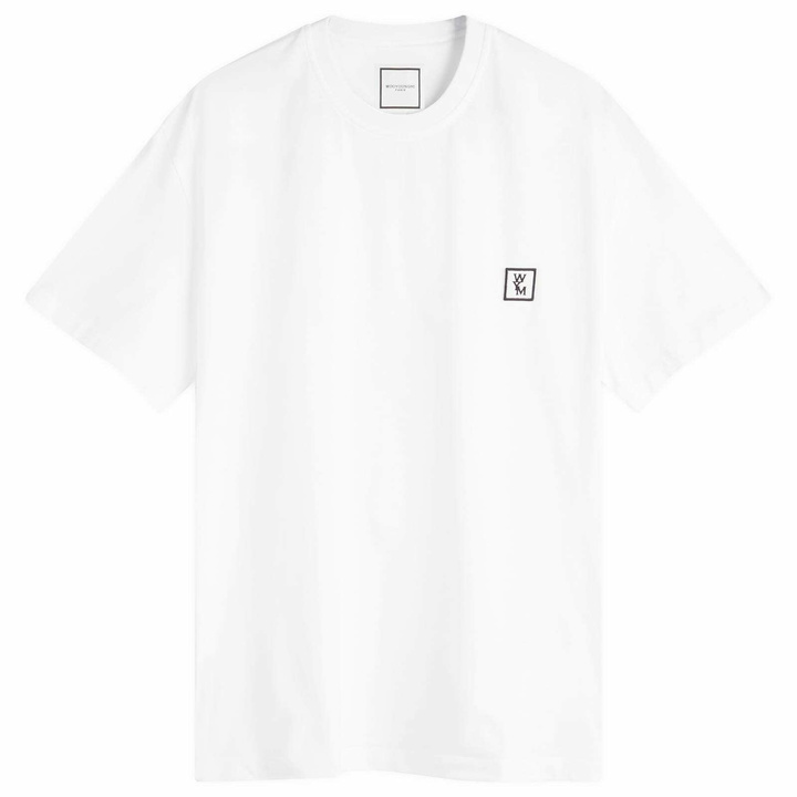 Photo: Wooyoungmi Men's Back Logo T-Shirt in White