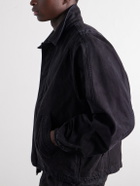 YOKE - Garment-Dyed Cotton-Twill Blouson Jacket - Black