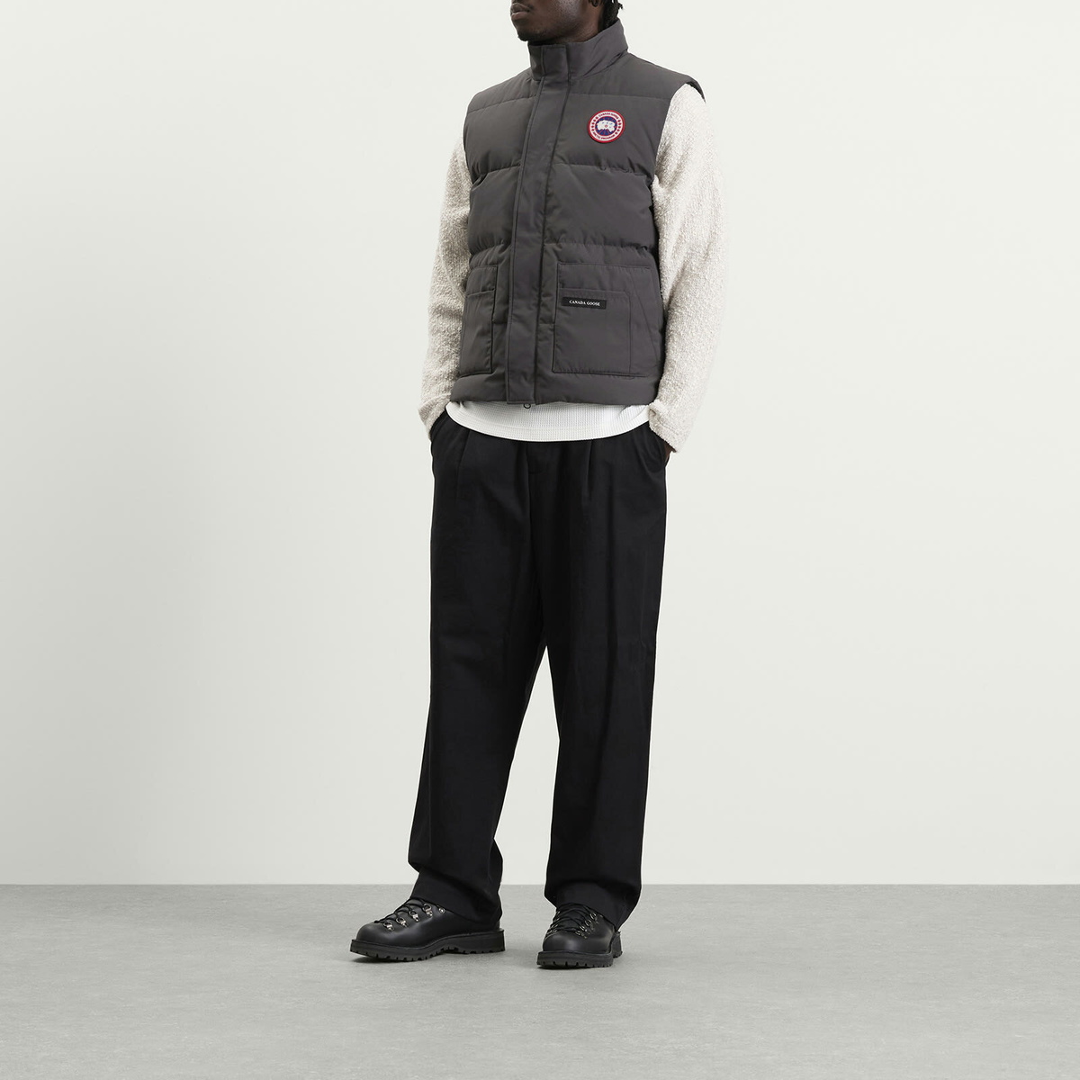 Canada Goose Men's Legacy Freestyle Vest in Anchor Grey
