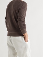 TOM FORD - Cashmere and Wool-Blend Sweater - Brown