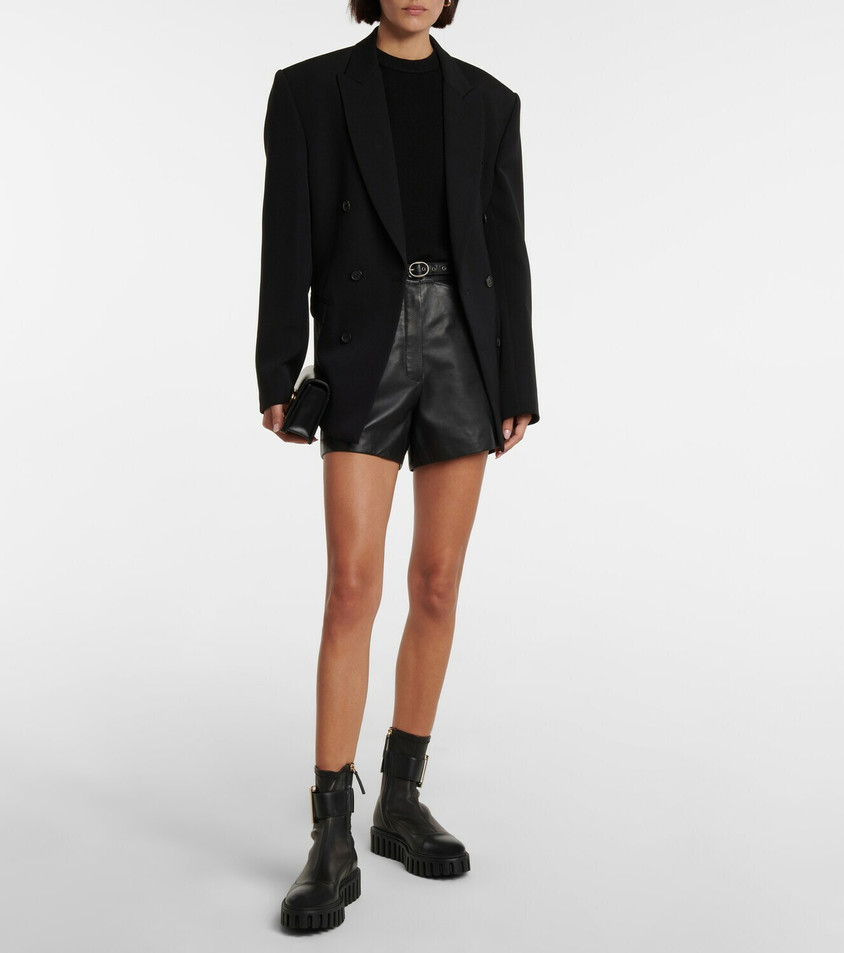 Roger Vivier Viv' Go-Thick leather platform ankle boots