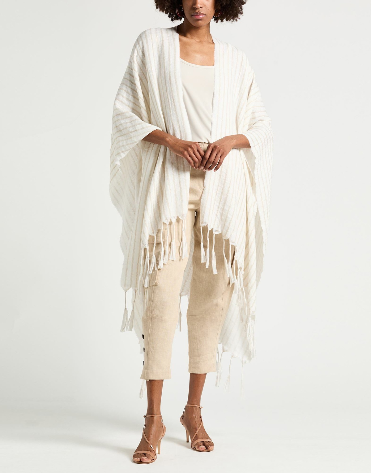 Brunello Cucinelli Womens Cape Ivory