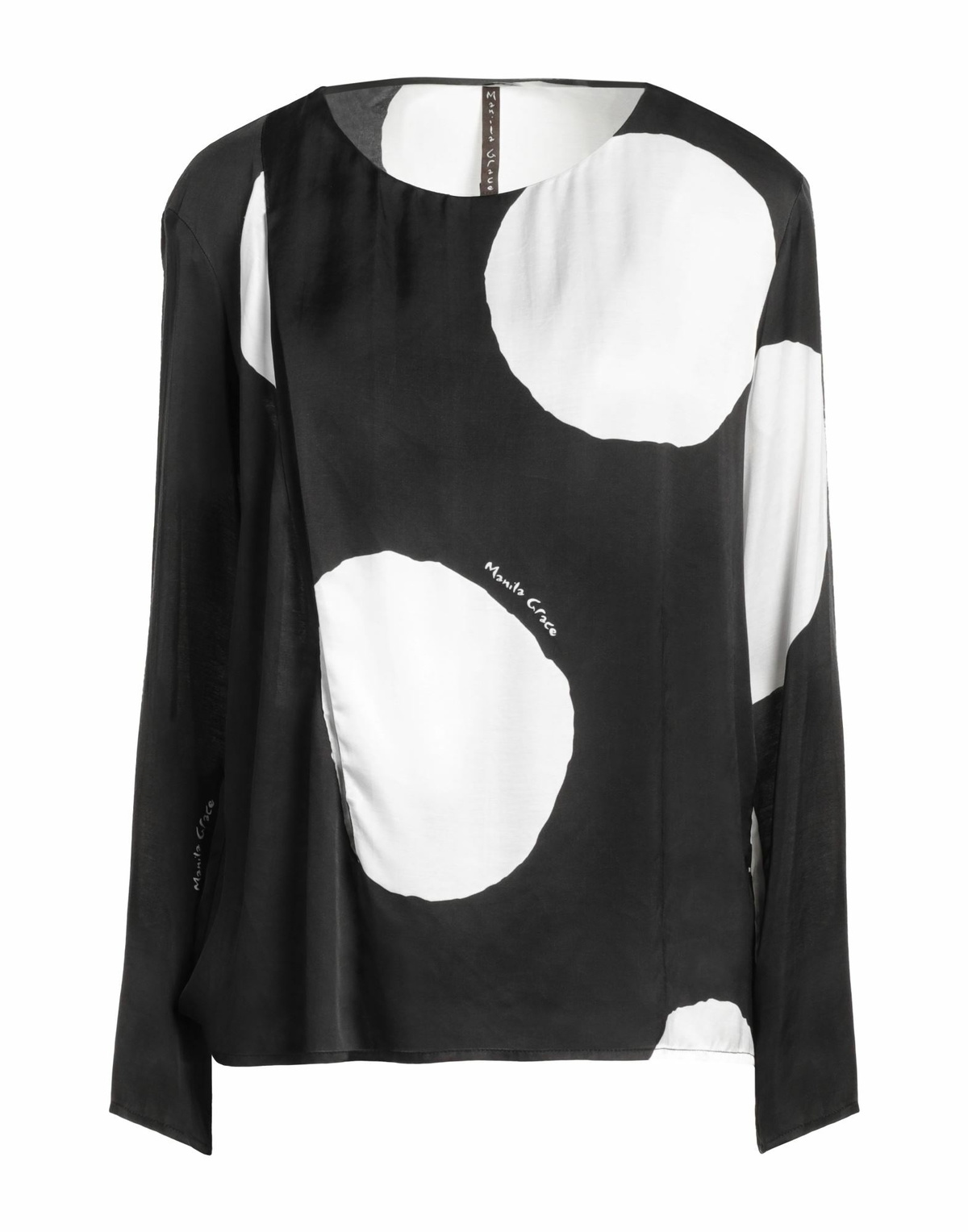 Manila Grace Womens Top in Black