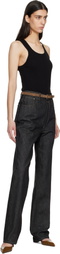 TOM FORD Brown Suede Calf Belt