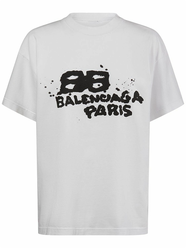 Photo: BALENCIAGA - Cotton T-shirt