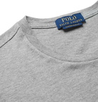 POLO RALPH LAUREN - Slim-Fit Printed Cotton-Jersey T-Shirt - Gray