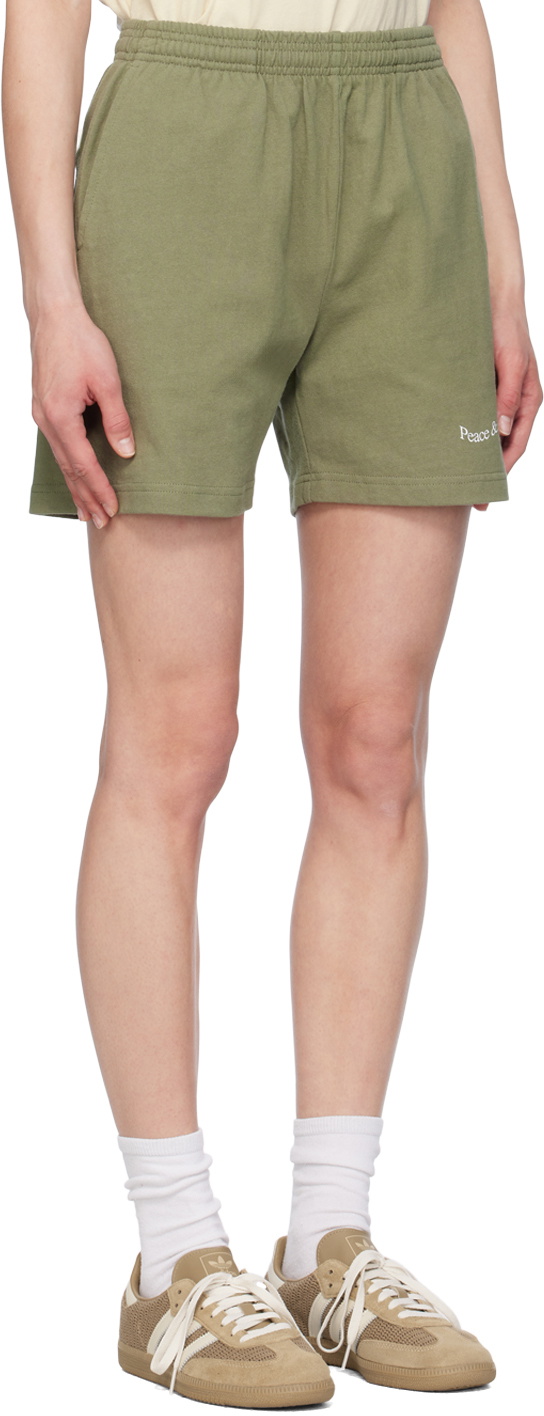 Museum of Peace & Quiet Khaki Wordmark Shorts