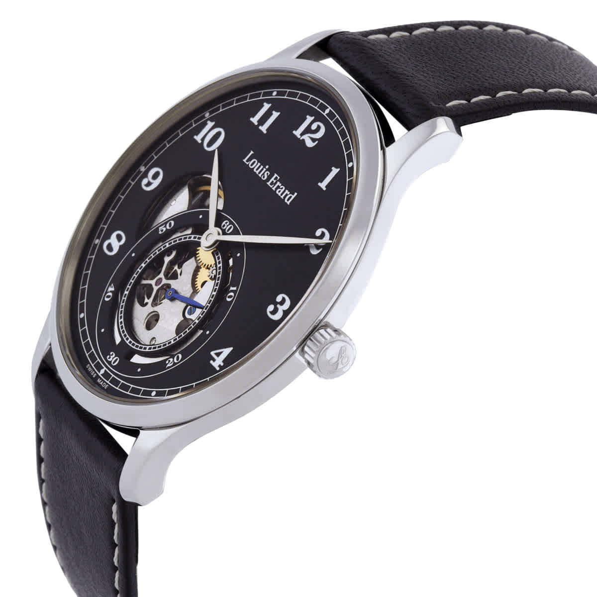 Louis Erard 1931 Hand Wind Black Dial Mens Watch 32217AA32.BVA32