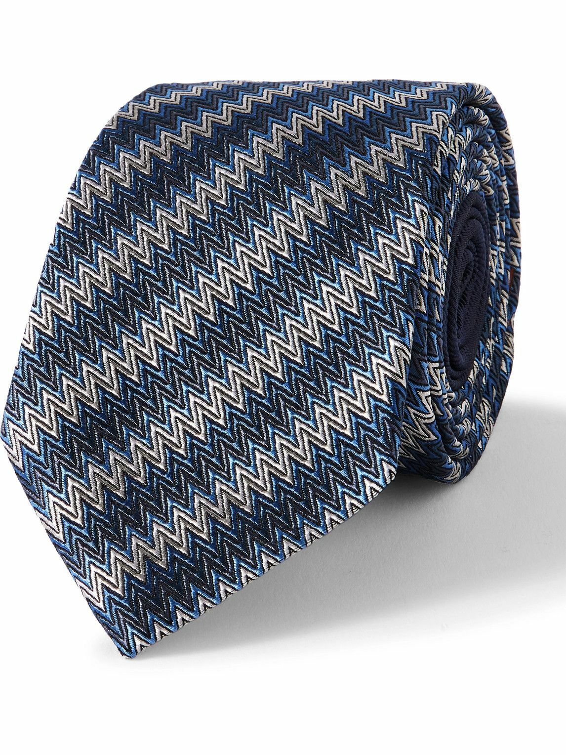 Missoni - Striped Silk-Jacquard Tie