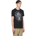 Alexander McQueen Black Mechanical Skull T-Shirt