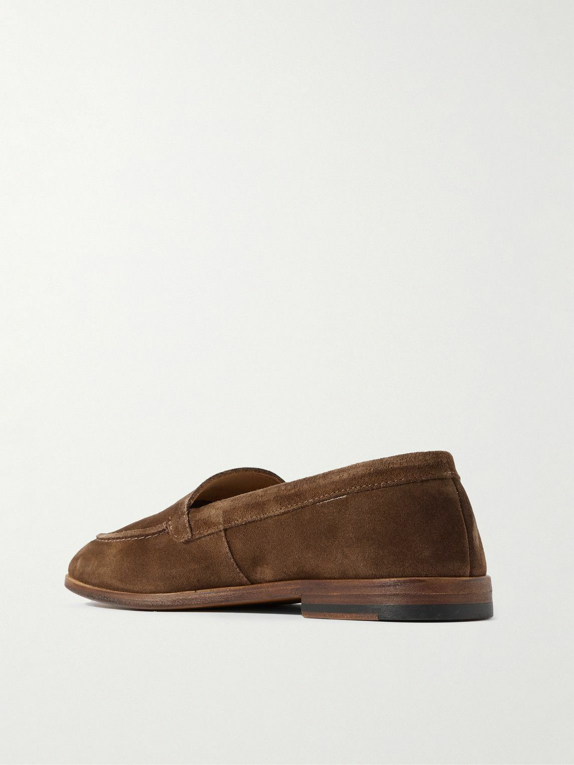 Drake's - Henri Summer Suede Loafers - Brown