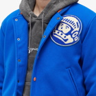 Billionaire Boys Club Men's Astro Varsity Jacket in Royal Blue