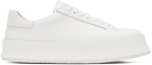 Jil Sander White Platform Sneakers