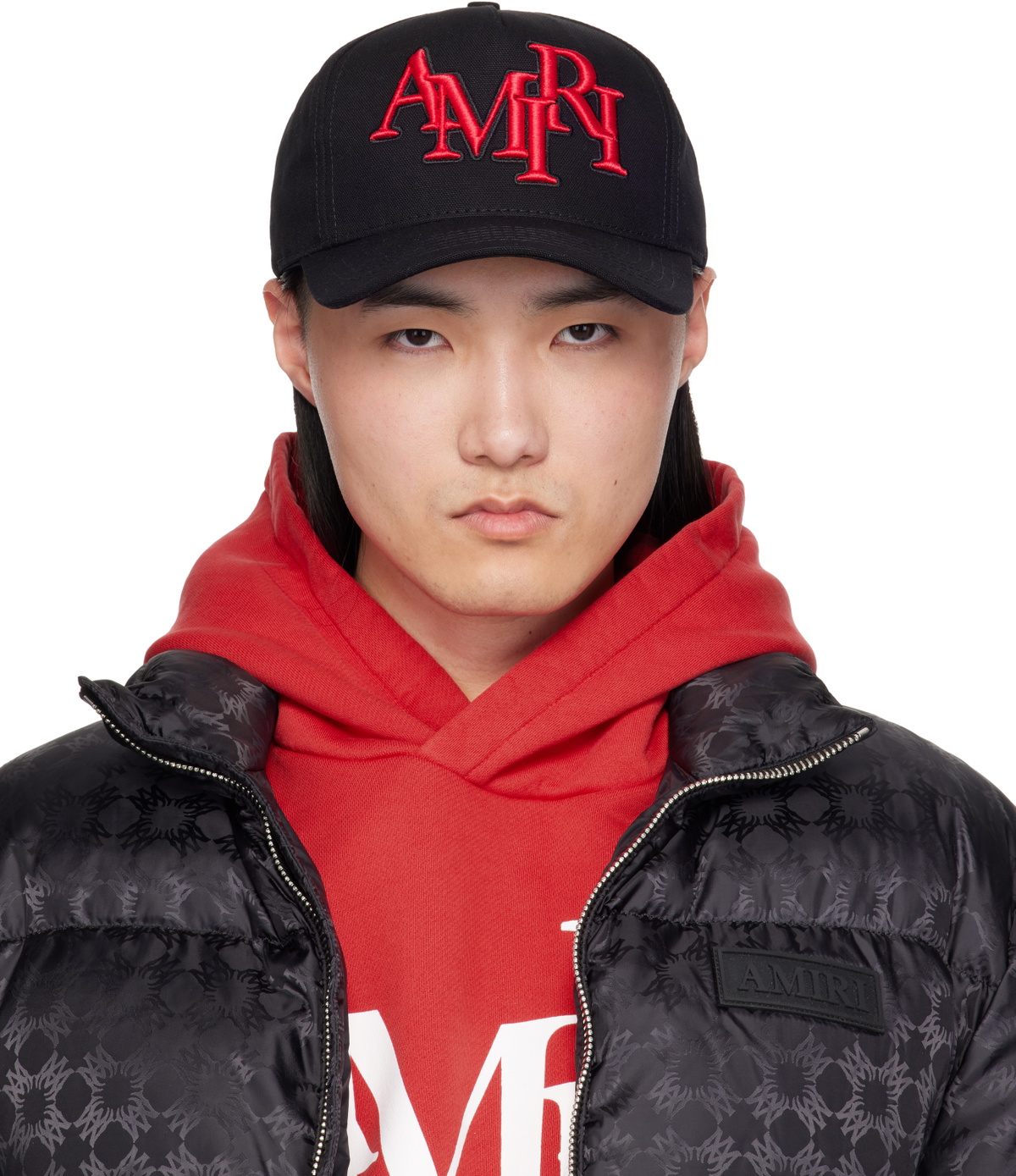 AMIRI Black Baroque Logo Dad Cap Amiri