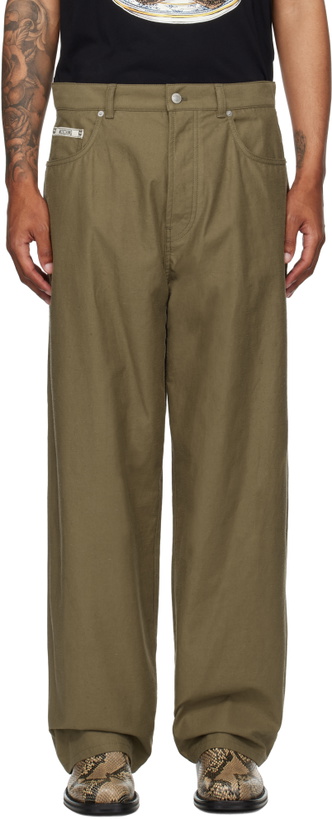 Photo: Moschino Khaki City Escape Cargo Pants