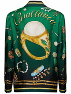 CASABLANCA - La Boite A Bijoux Printed Silk Shirt