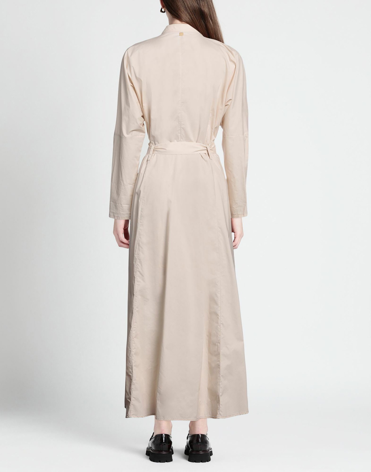 Manila Grace Womens Maxi dress in Beige